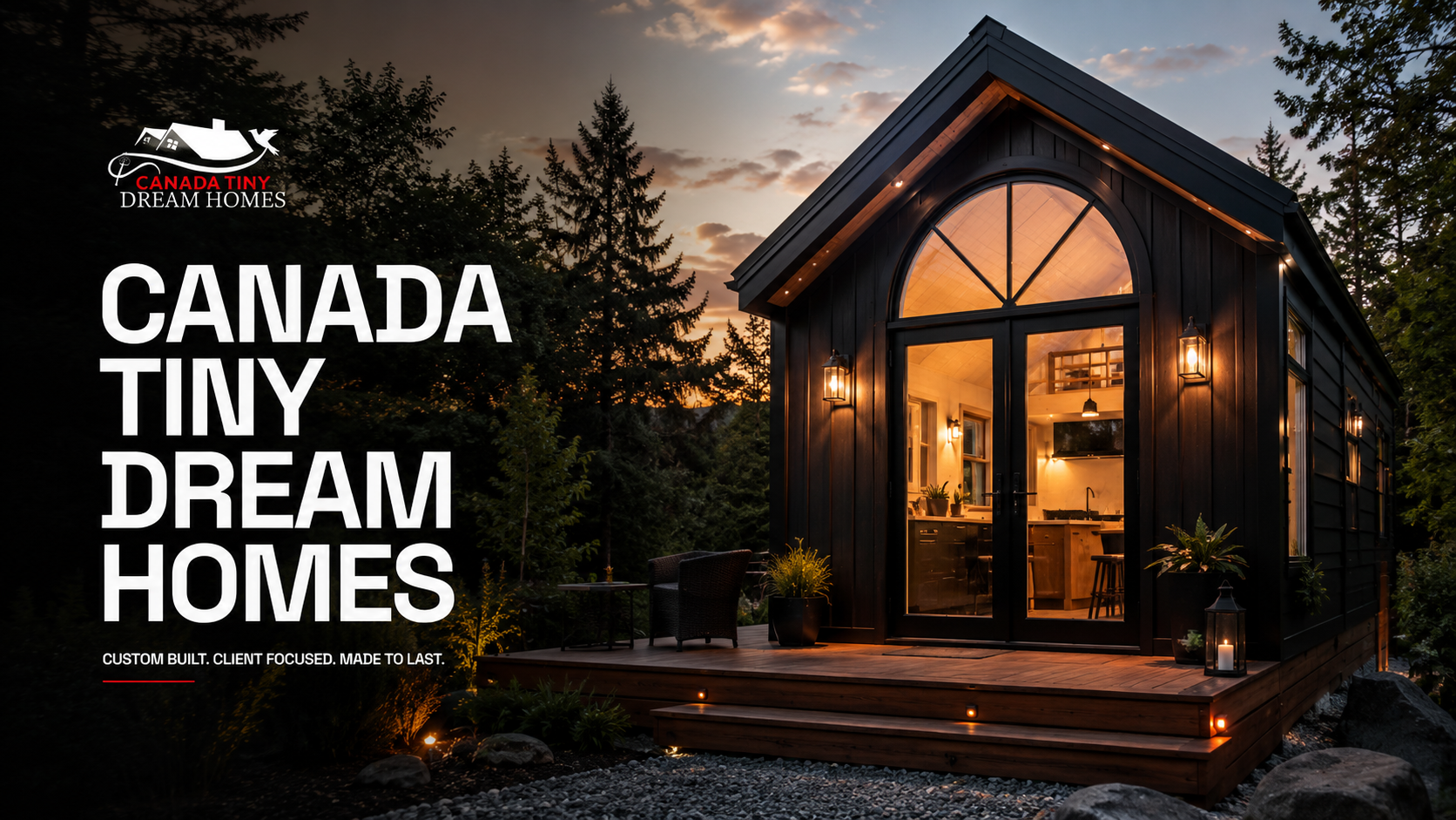 Canada Tiny Dream Homes website and branding project